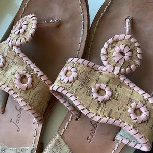 Jack Rogers Cork and Light Pink Sandals